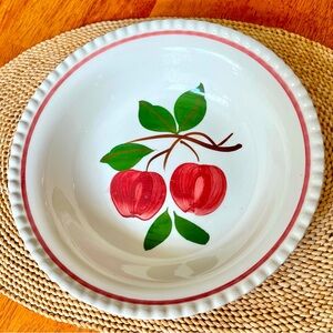Blue Ridge Southern Potteries Serving Bowl Twin Apples Pattern